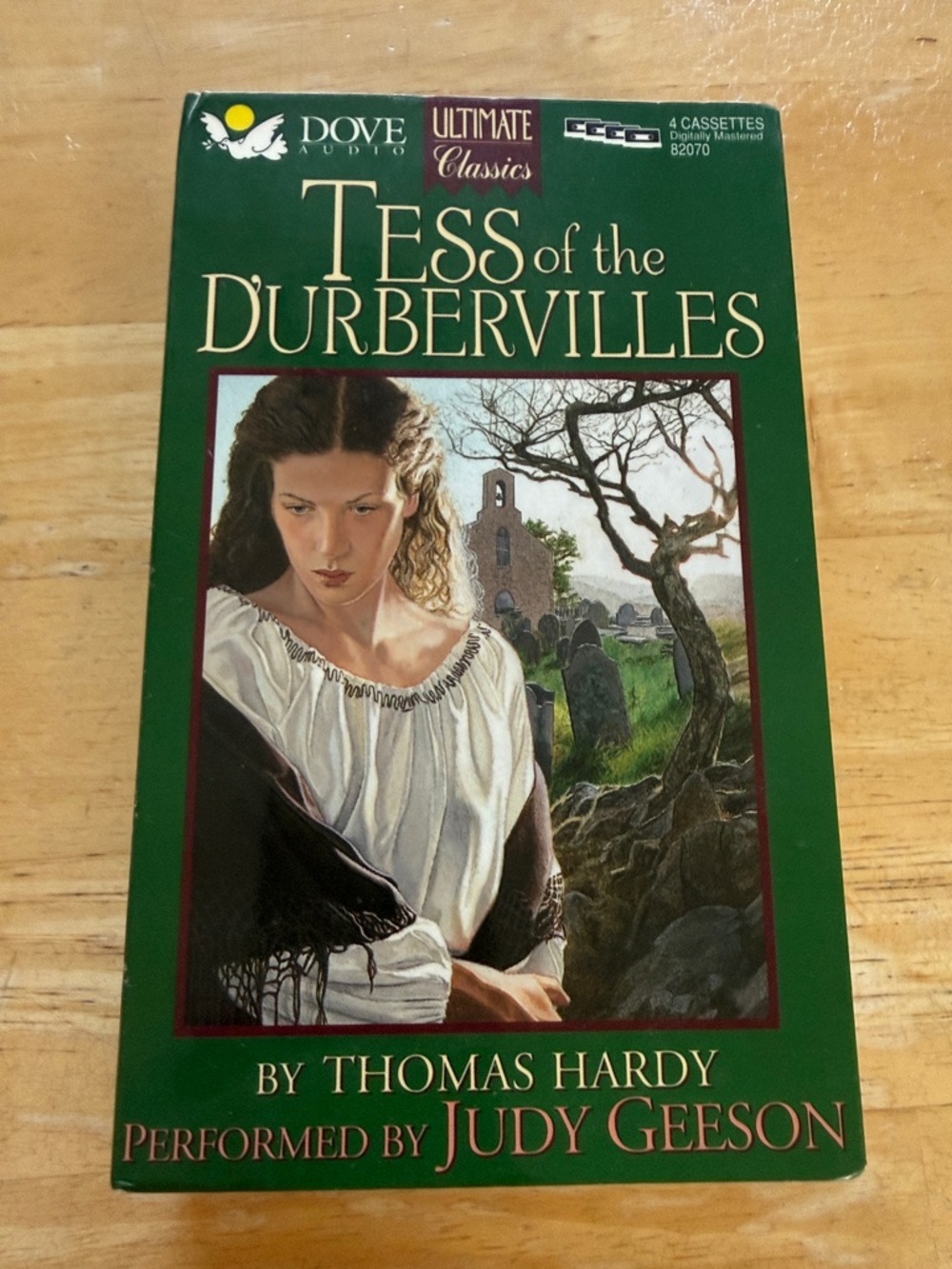 Vintage Audio Cassette Book ‘Tess of the D’urbervilles’ by Thomas Hardy